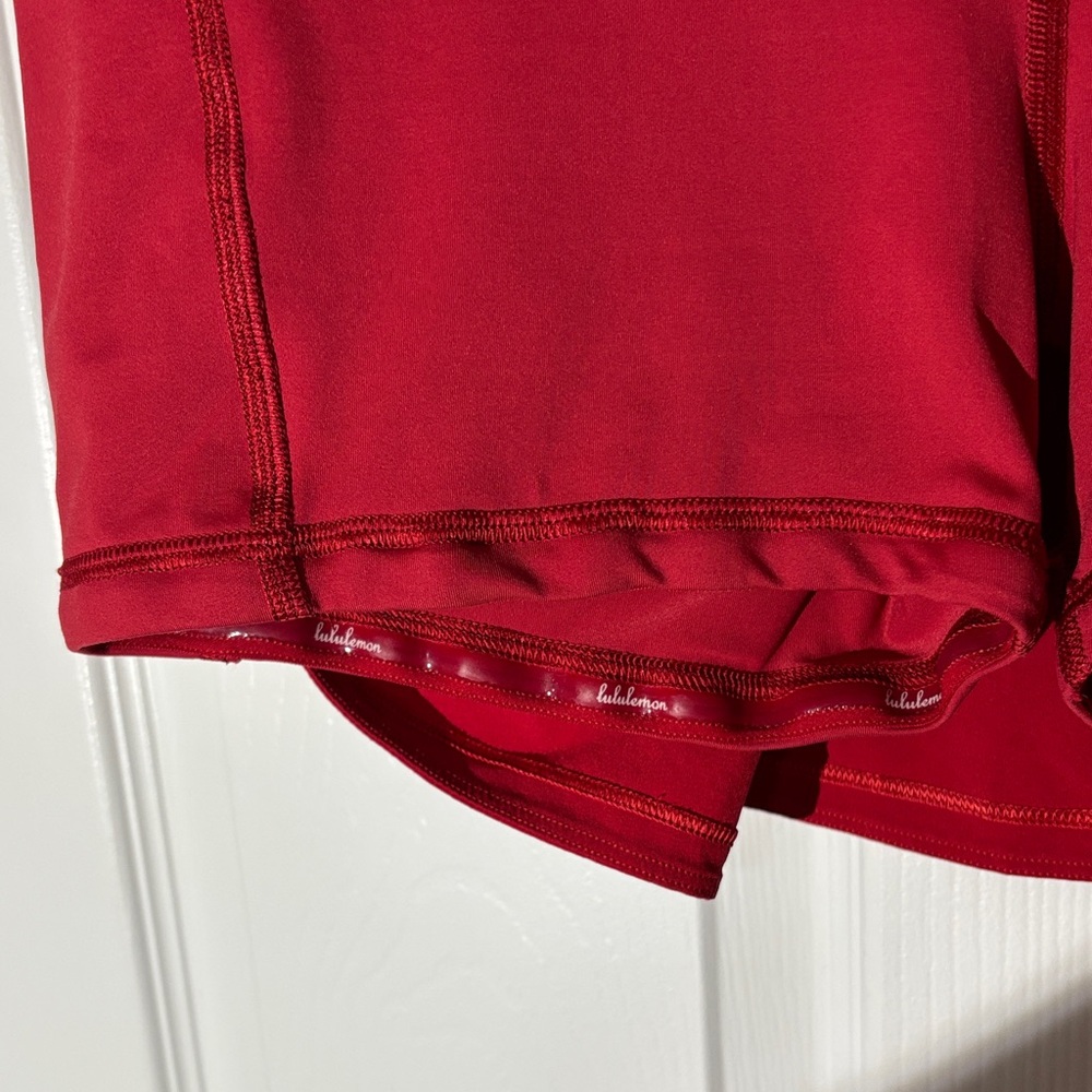 Lululemon Athletica Vibrant Red Mini Golf Skirt - Picture 6 of 10